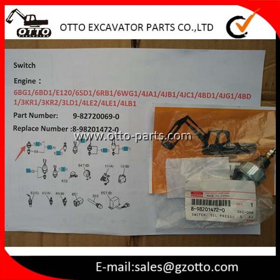 ISUZU 6BD1 6SD1 4BD1 4BG1 3KR1 3LD1 Переключатель 9827200690 8982014720