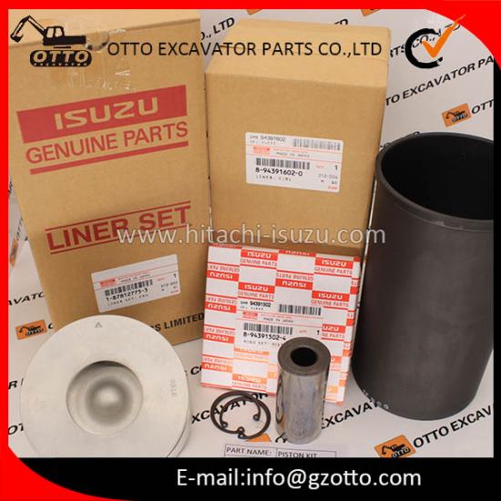 HITACHI ZX330 ZX330-5G ISUZU 6HK1-XQA Комплект гильз Комплект поршней 1878127750 187812-7750 1-87812775-0 1-87812-775-0