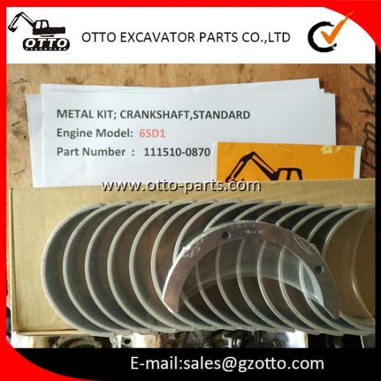EX350 EX330-5 ISUZU 6SD1 Главный подшипник Подшипник коленчатого вала 111510-0870 1-11510087-0