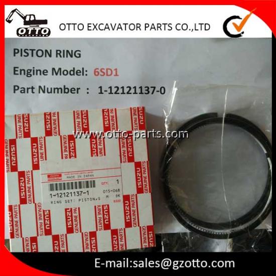 EX350 ISUZU 6SD1 Поршневое кольцо 4 кольца 1-12121137-0 112121-1370