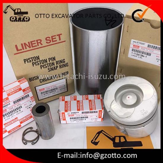Комплект гильз двигателя ISUZU EX200-5 6BG1T 1-87811899-0 1-12121115-0 1-12211033-2