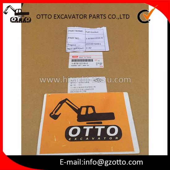 Полный комплект прокладок двигателя ISUZU 1878123160 187812-3160 1-87812316-0 ZX330 HITACHI ISUZU 6HK1 запчасти
