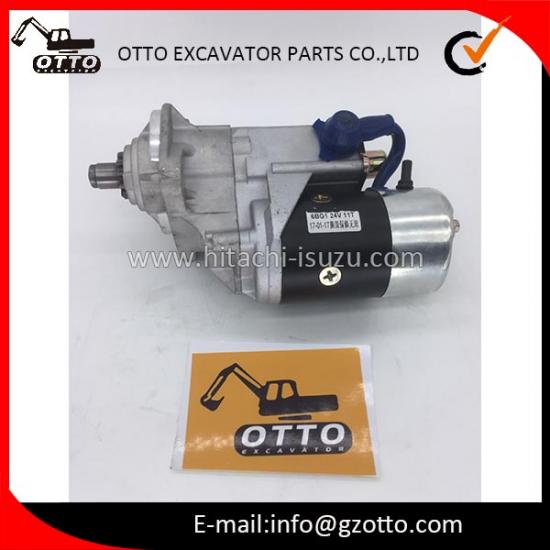 Стартер ISUZU 24V SH220-3 6BG1 1811004010 181100-4010 1-81100401-0