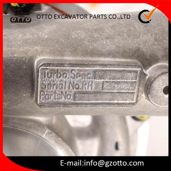 Турбокомпрессор ISUZU 6HK1 китайского завода 1144004380 114400-4380 используется для HITACHI ZX330-3