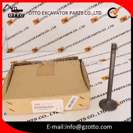 Оригинальные запчасти HITACHI EX400-5 ISUZU 6RB1 впускной клапан двигателя 1125511290 112551-1290 1-12551129-0