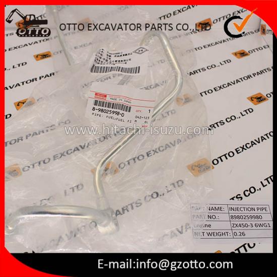 HITACHI ZX450-3 ISUZU 6WG1 Дизельный топливный трубопровод впрыска 8980259980 898025-9980