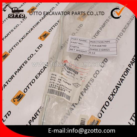 HITACHI ZX450-3 запчасти 1154168740 115416-8740 топливная трубка впрыска 6WG1 ISUZU
