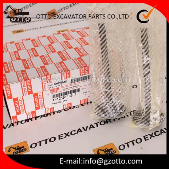 ISUZU ОРИГИНАЛЬНЫЕ ЗАПЧАСТИ 6BG1T ВПУСКНОЙ КЛАПАН 1125511391 12551-1391 1-2551139-1