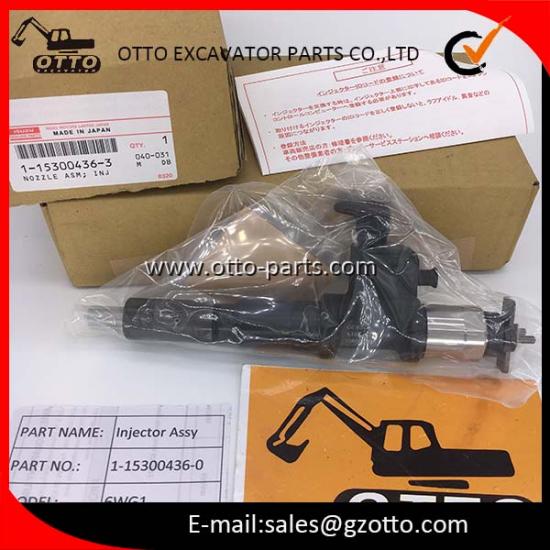 ISUZU ZX650-3 6WG1 Топливная форсунка в сборе 1-15300436-0 1153004360 115300-4360