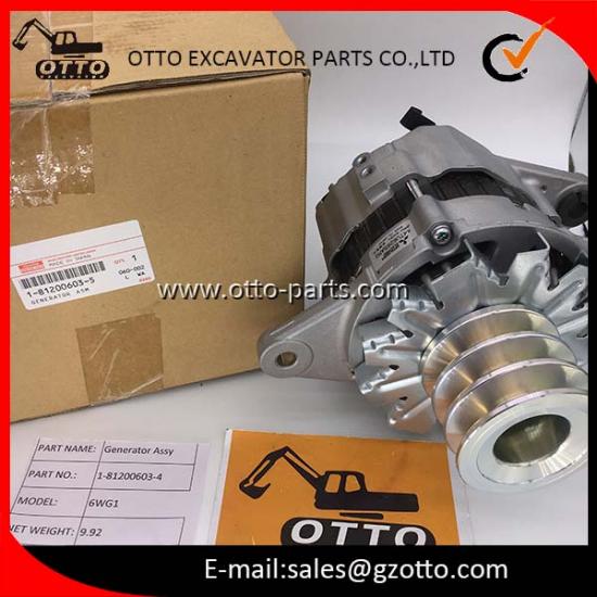 ISUZU ZX650-3 6WG1 Генератор в сборе 1-81200603-4 1-81200-603-4 1812006034 181200-6034 MITSUBISHI 24V
