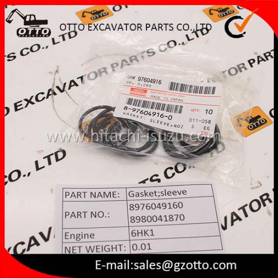 8-98004187-0 8-97604916-0 Прокладка втулки форсунки ISUZU, ISUZU 6HK1 8976049160 8980041870