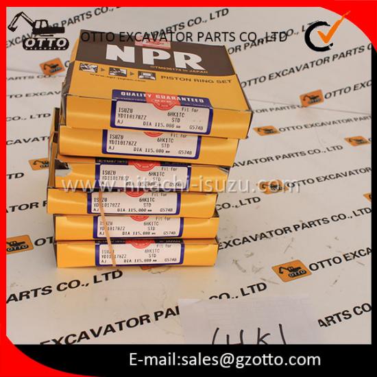 Комплект поршневых колец JAPAN NPR 115 мм ZX330 ISUZU 6HK1 Поршневое кольцо 8-94391502-0 894391-5020