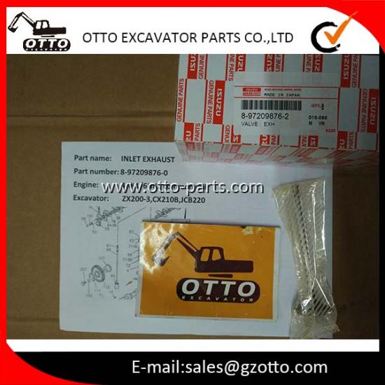 ISUZU 4HK1 выпускной клапан 8-97209876-2 8972098762 897209-8762