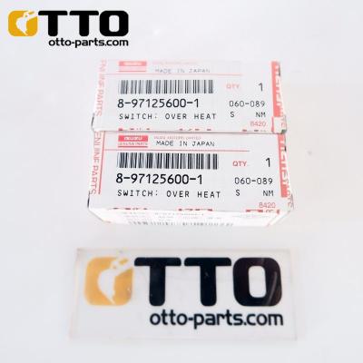 OTTO ZX110-3 Excavator 4JJ1 4LE2 Water Temperature Sensor 8-97125600-1 8971256001 for ISUZU Diesel Engine Spare Parts