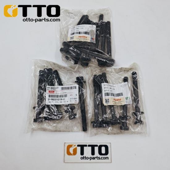 Запчасти для экскаватора OTTO ZX130-3, болт блока цилиндров 4JJ1 8982010190 8-98201019-0 для двигателя Isuzu 4JJ1