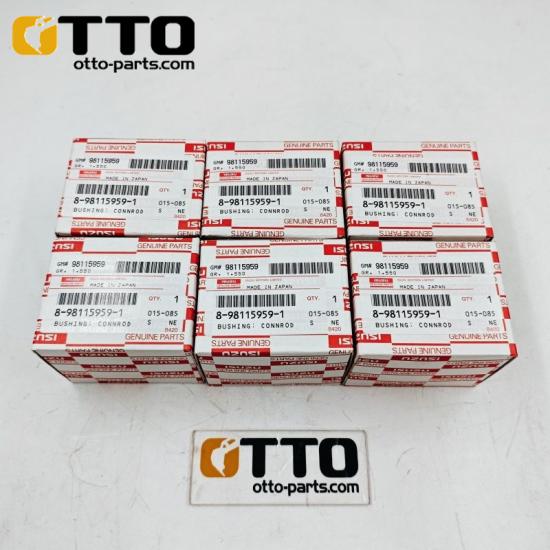 Втулка шатуна двигателя 6WG1 для экскаватора OTTO ZX450-3 1-12251037-4 1122510374 112251-0374 для деталей дизельного двигателя Isuzu