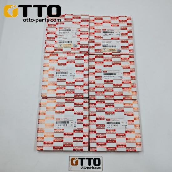 Поршневое кольцо OTTO ZX450 6WG1 6WG1T 1-12121143-0 1121211430 112121-1430 для дизельного двигателя ISUZU, запчасти