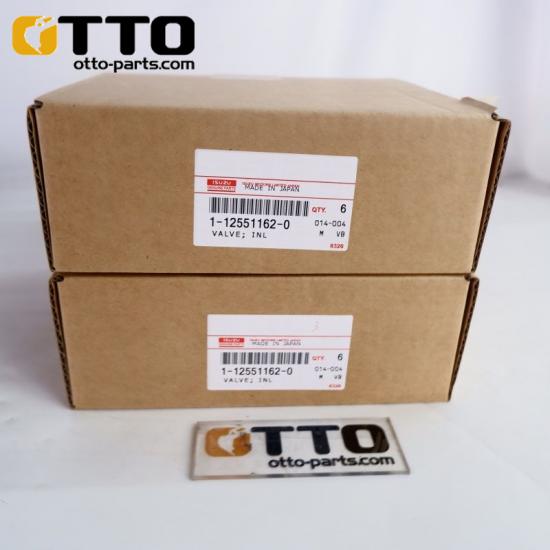 Запчасти для дизельного двигателя OTTO ZX450-3 для экскаватора 6WG1, впускной клапан 1125511624 1-12551162-4 для Hitachi