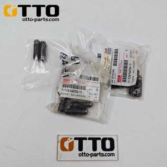 OTTO ZX450 ZX470-3 ZX650 ZX650-3 ZX850 ZX870-3 SH800 CX800B ZX470-3G Экскаватор 6WG1T 1-12616034-1 Регулировочный винт коромысла для Isuzu